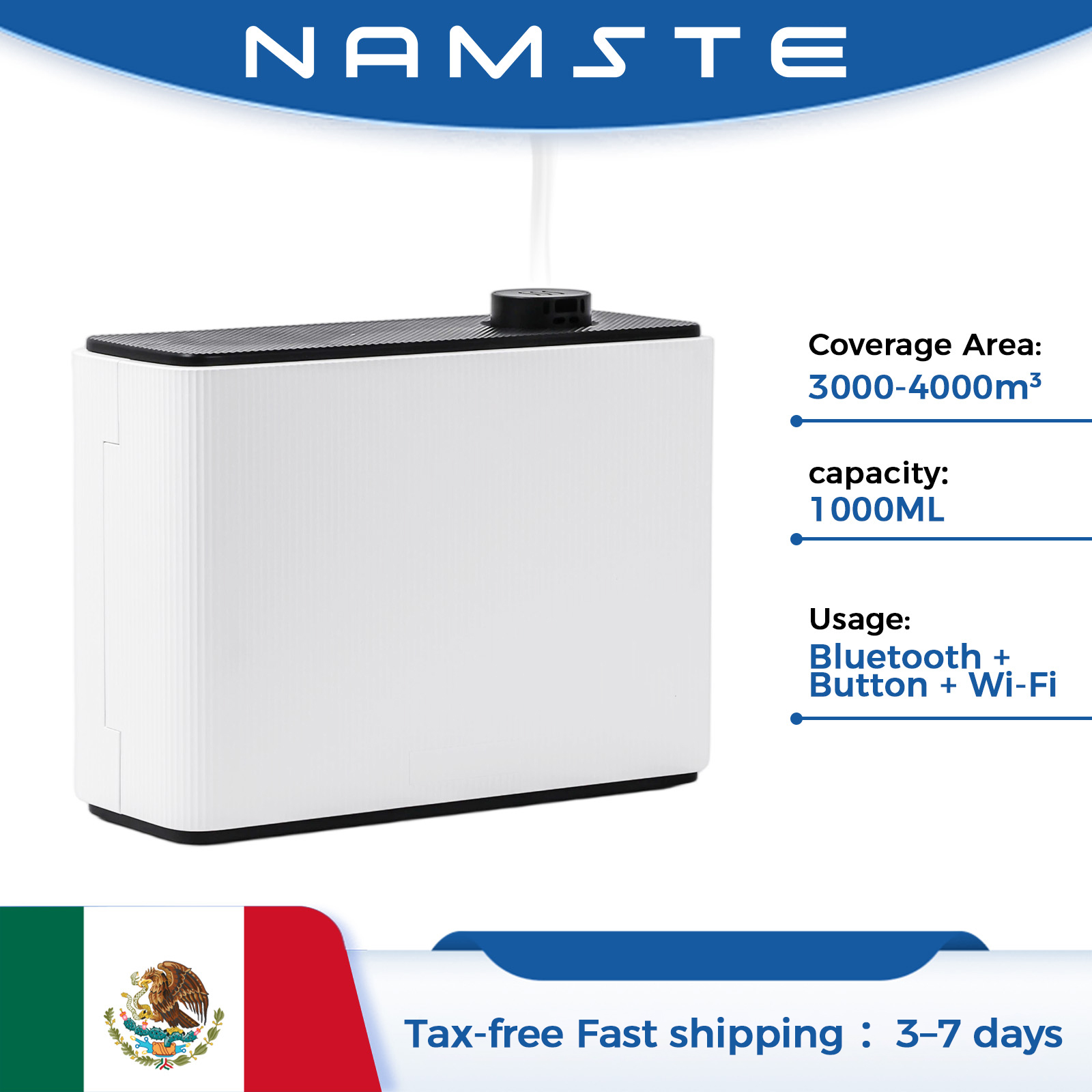 Home Fragrance Device - เครื่องกระจายกลิ่นหอม NAMSTE 1000 มล. แบบสมาร์ท สำหรับบ้าน