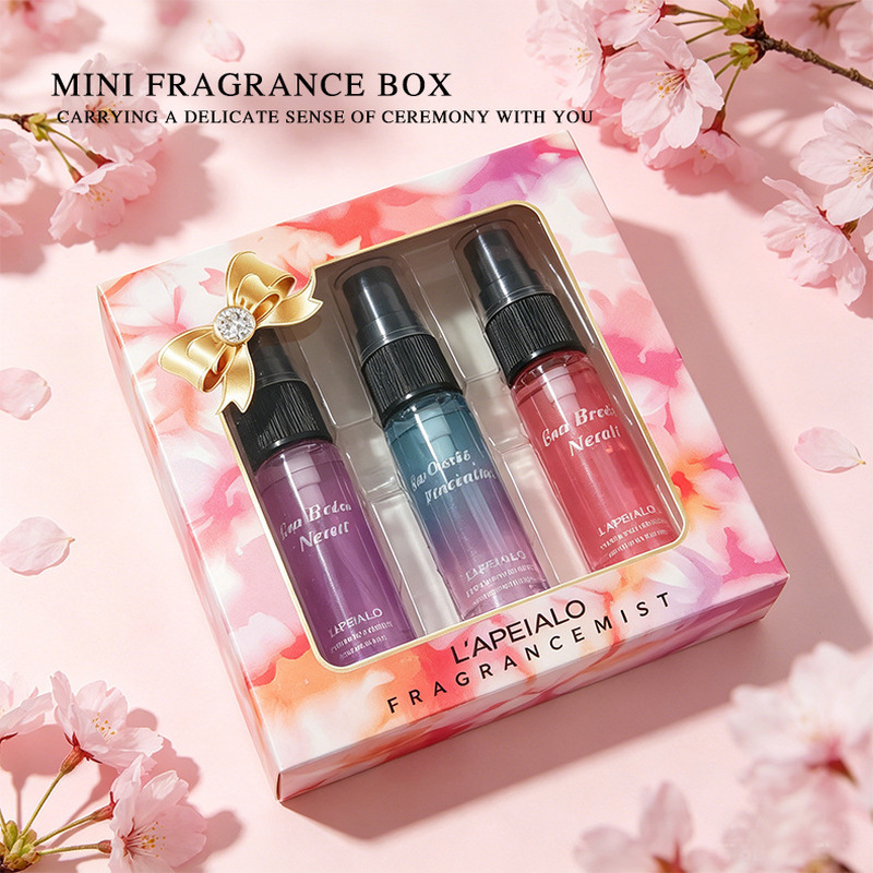 Home Fragrance Us - ชุดของขวัญสเปรย์ปรับอากาศขนาดเล็ก 3 ชิ้น สำหรับตู้เสื้อผ้า ห้องนอน ลิ้นชัก