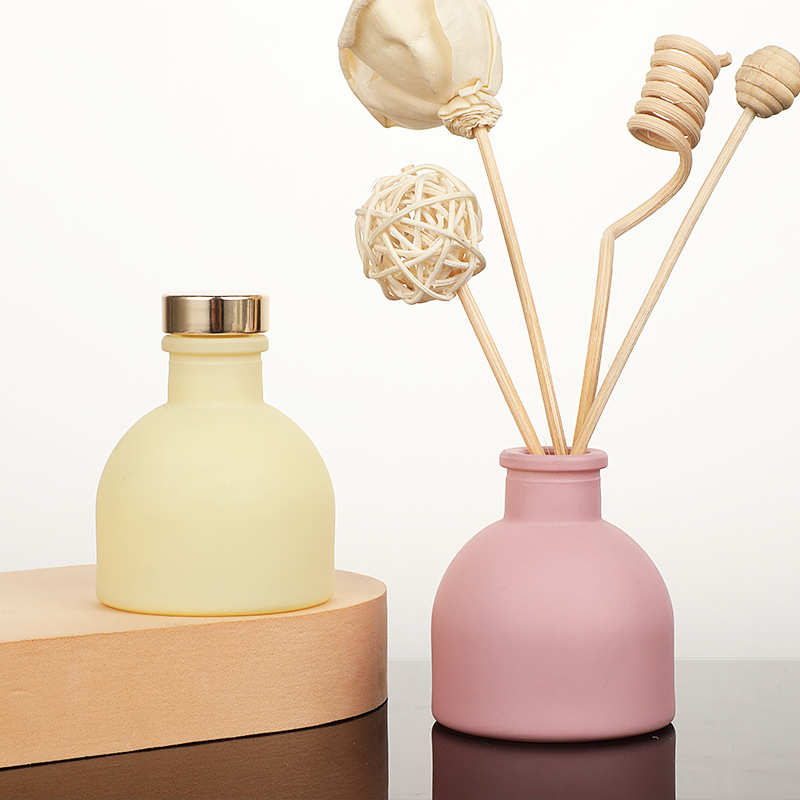 Home Fragrance Bottle - 1 PC 50ml สีชมพู/สีขาว/สีเหลือง/สีดําน้ํามันหอมระเหย Diffuser ขวด