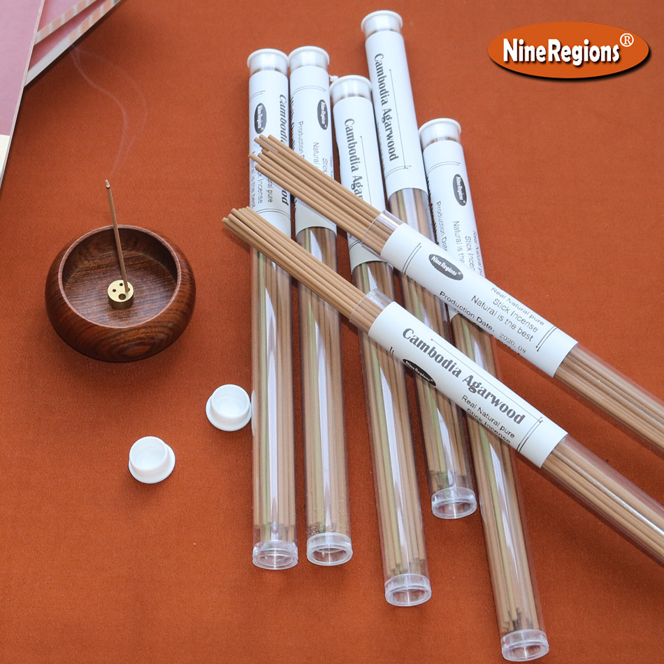 Quality Home Fragrance - ธูปหอมไม้กฤษณาคุณภาพสูงจากกัมพูชา 10 กรัม กลิ่นน้ำผึ้งสดชื่นจากธรรมชาติ หอมติดทนนาน เหมาะสำหรับใช้ในบ้านและสำหรับการทำสมาธิโยคะ