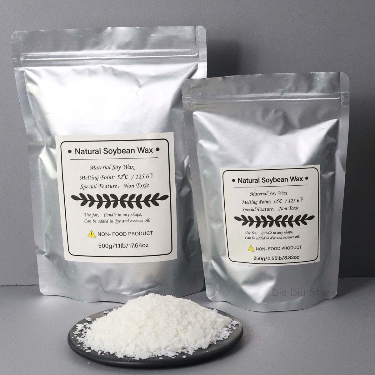 500g/1 กก.ขี้ผึ้งถั่วเหลืองธรร - Soy Wax Flake บทวิจารณ์และราคา
