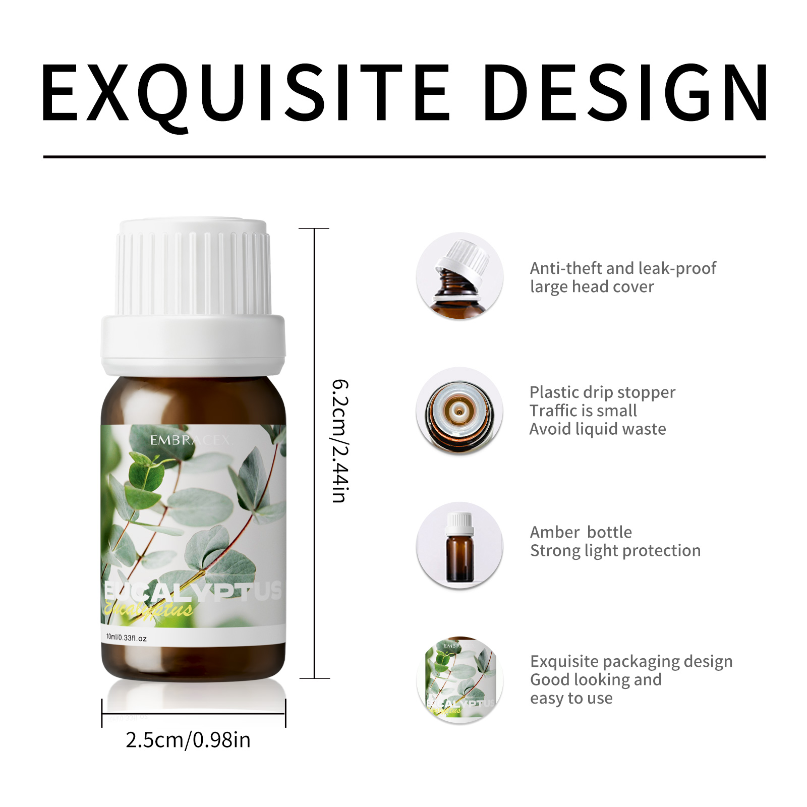 น้ำมันหอมระเหยยูคาลิปตัสบริสุท - Home Fragrance Eucalyptus บทวิจารณ์และราคา