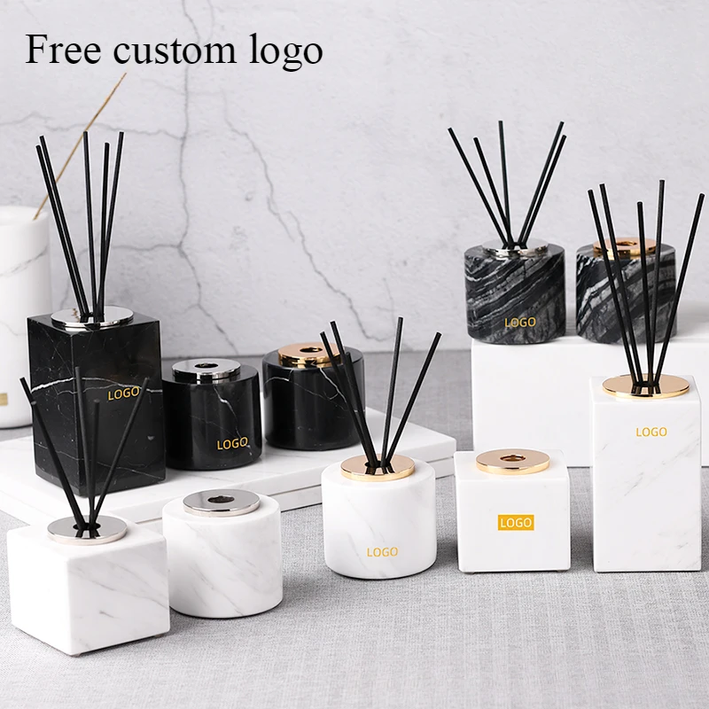 ขวดน้ำหอมอโรมาเธอราพีลายหินอ่อ - Home Fragrance Bottle บทวิจารณ์และราคา