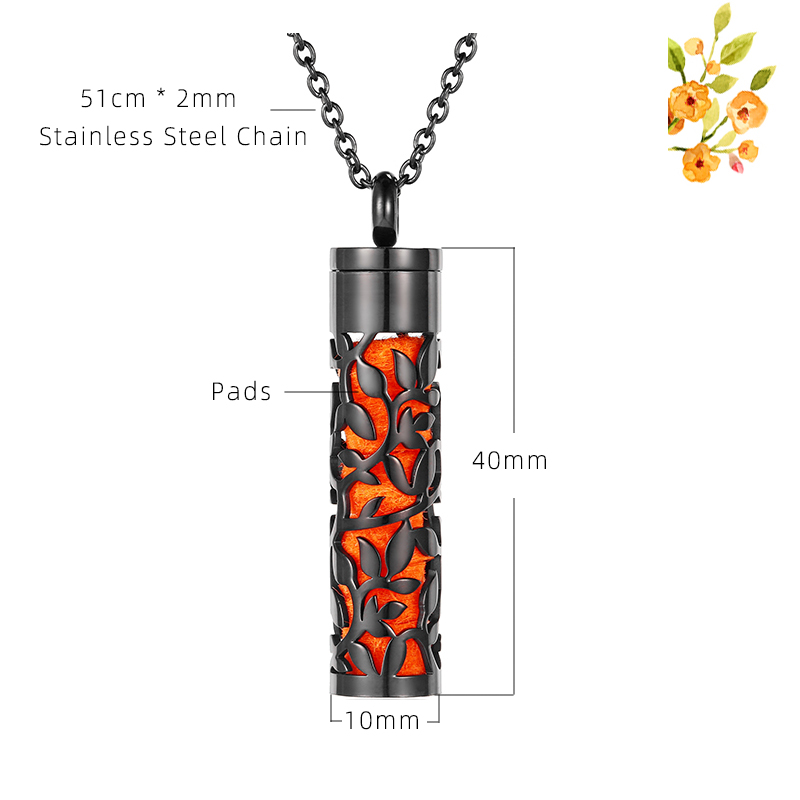 ขายแผ่นสกรู Aromatherapy สร้อย - Diffuser Necklace Locket บทวิจารณ์และราคา