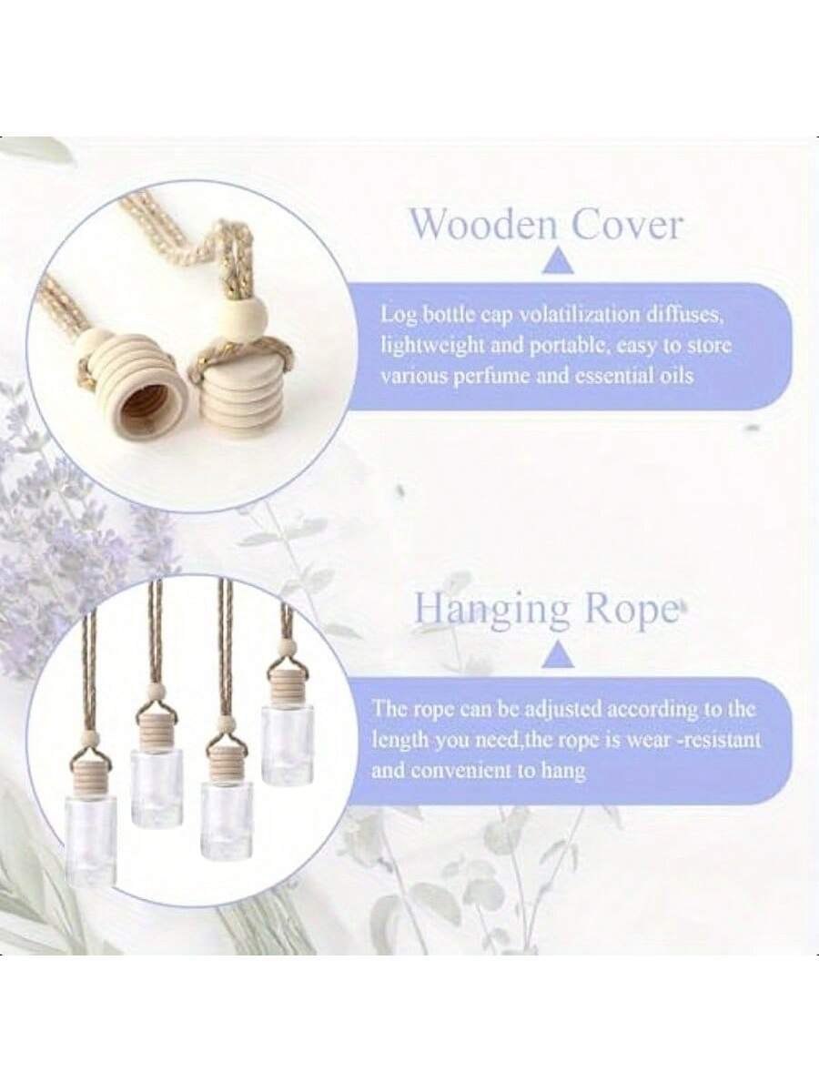 20 ชิ้นแขวนรถ Freshener แก้วใส - Diffuser Necklace Locket บทวิจารณ์และราคา