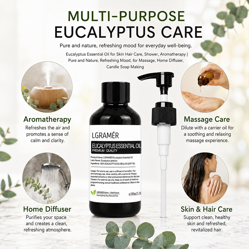 น้ำมันหอมระเหยยูคาลิปตัสธรรมชา - Home Fragrance Eucalyptus บทวิจารณ์และราคา