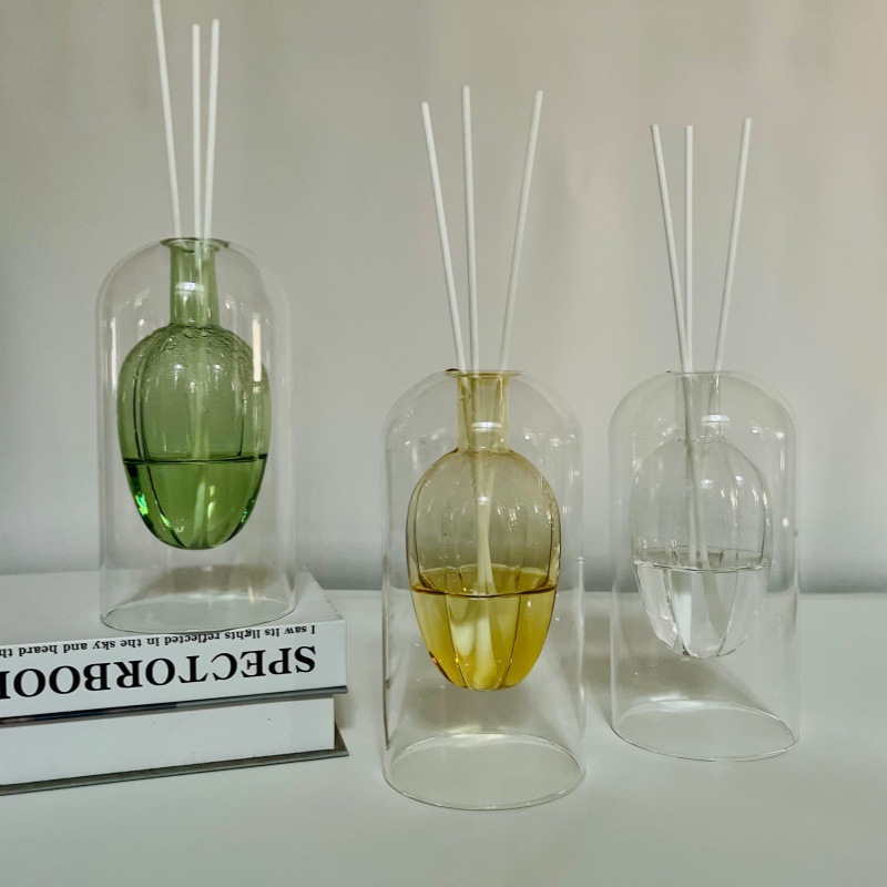 ขวดแก้วทรงตัวยูแบบนอร์ดิกสองชั - Home Fragrance Bottle บทวิจารณ์และราคา