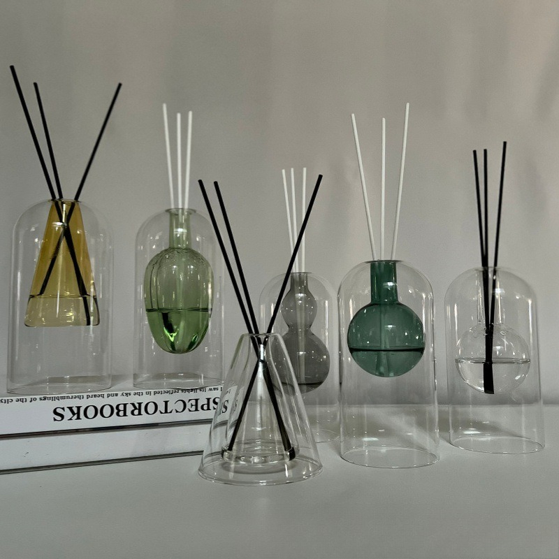 ขวดแก้วทรงตัวยูแบบนอร์ดิกสองชั - Home Fragrance Bottle บทวิจารณ์และราคา