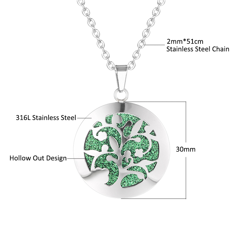 ใหม่น้ํามันหอมระเหยน้ํามันหอมร - Diffuser Necklace Locket บทวิจารณ์และราคา