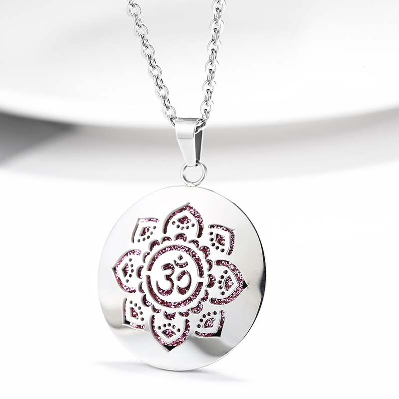 ใหม่น้ํามันหอมระเหยน้ํามันหอมร - Diffuser Necklace Locket บทวิจารณ์และราคา