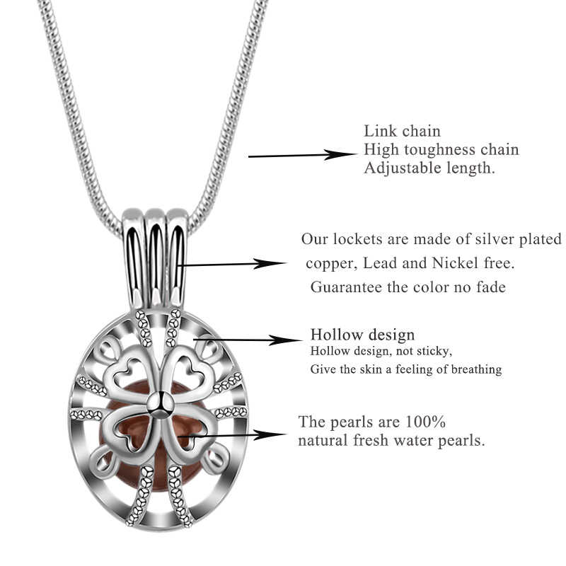 EUDORA Pearl Cage เงินสี Locke - Diffuser Necklace Locket บทวิจารณ์และราคา