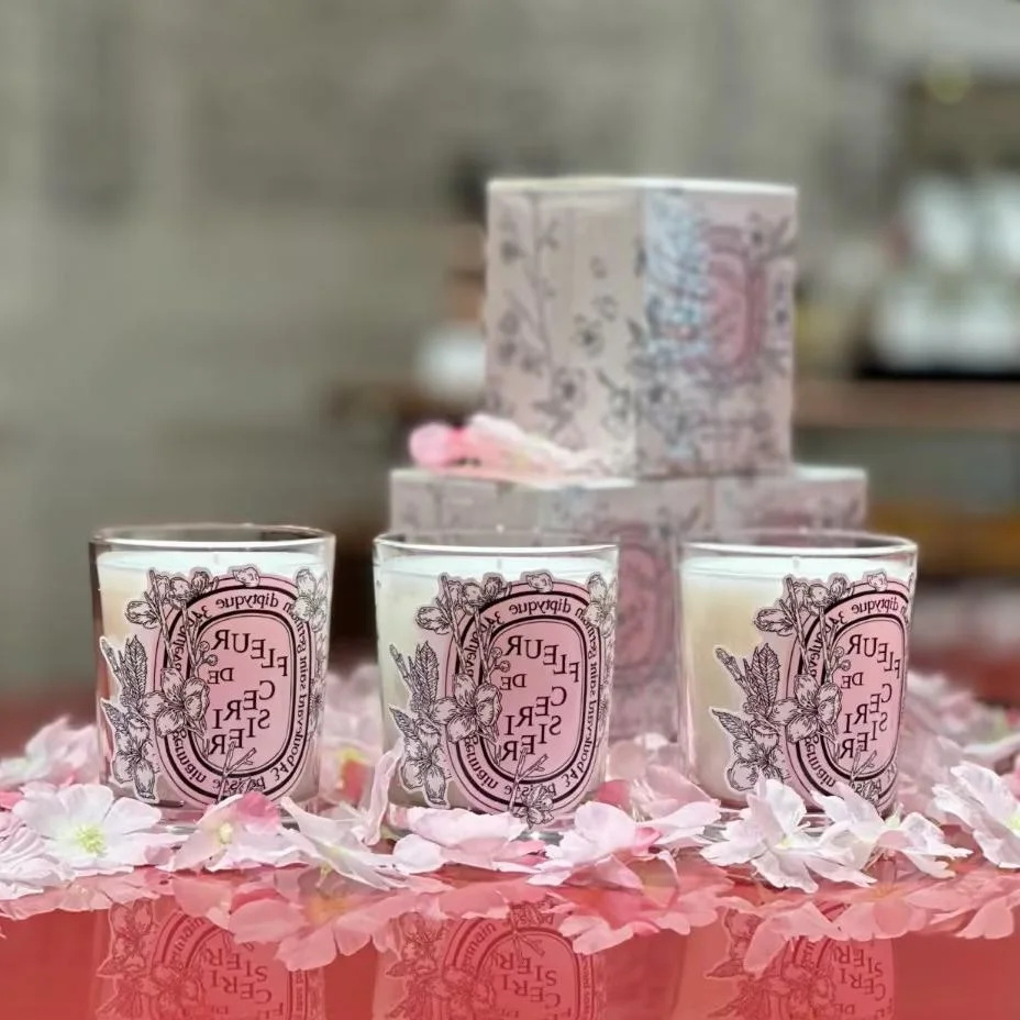 เทียนหอมกลิ่นซากุระแบบโรแมนติก - Quality Home Fragrance บทวิจารณ์และราคา