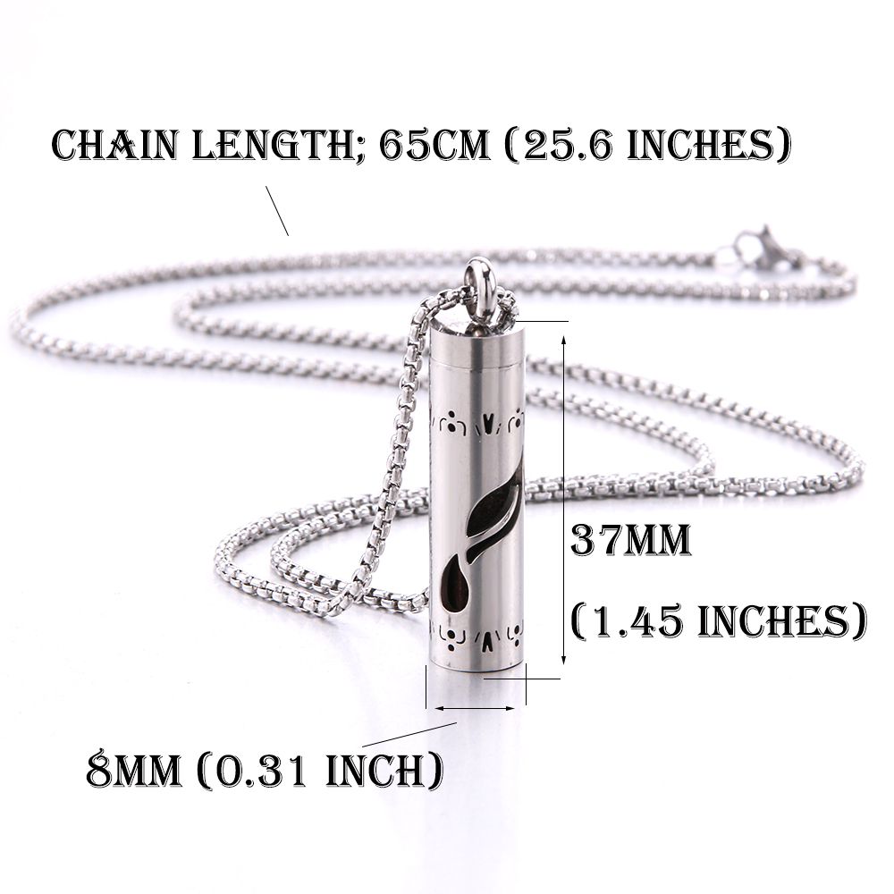 ใหม่สร้อยคอกระจายน้ํามันหอมระเ - Diffuser Necklace Locket บทวิจารณ์และราคา
